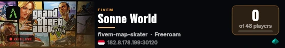 Sonne World live status badge