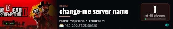 change-me server name live status badge