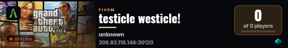 testicle westicle! live status badge