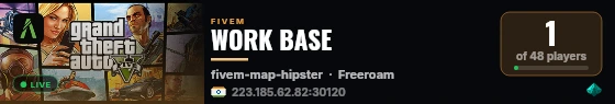 WORK BASE live status badge