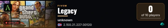 Legacy live status badge