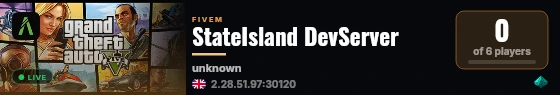 StateIsland DevServer live status badge