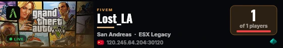 Lost_LA live status badge