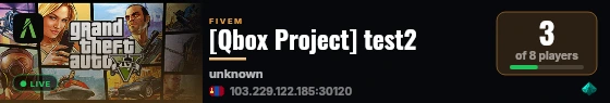 [Qbox Project] test2 live status badge