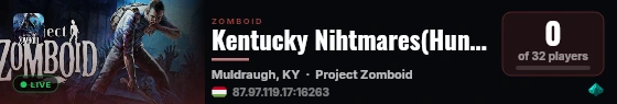 Kentucky Nihtmares(Hun) - Nomads live status badge