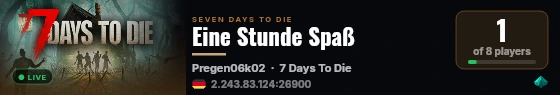 Eine Stunde Spaß live status badge