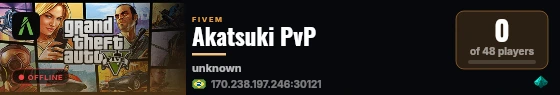 Akatsuki PvP live status badge