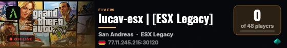 lucav-esx | [ESX Legacy] live status badge