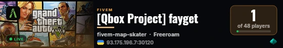 [Qbox Project] fayget live status badge