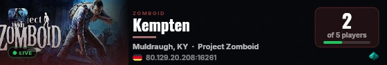Kempten live status badge