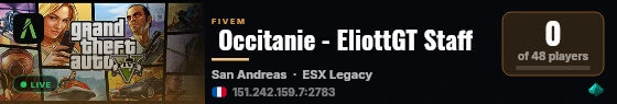 Occitanie RP | Serious Roleplay live status badge