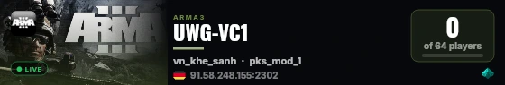 UWG-VC1 live status badge