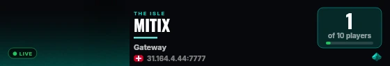MITIX live status badge