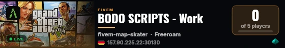 BODO SCRIPTS - Work live status badge