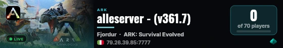 alleserver - (v361.7) live status badge