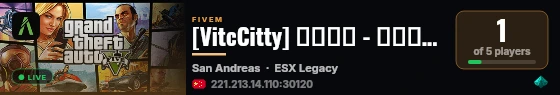 [VitcCitty] 都市生活 - 一切从这里开始 live status badge