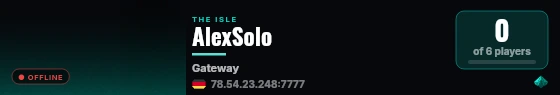 AlexSolo live status badge