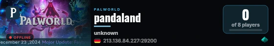 pandaland live status badge