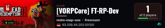 [VORPCore] FT-RP-Dev live status badge