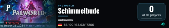 Schimmelbude live status badge
