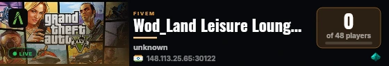 Wod_Land Leisure Lounge, your ultimate online retreat from the stresses of daily life. live status badge