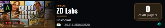 ZD Labs live status badge