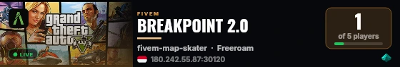 BREAKPOINT 2.0 live status badge