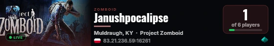 Janushpocalipse live status badge