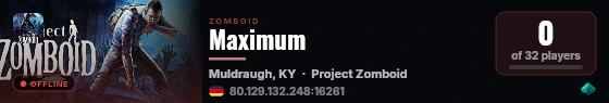 Maximum live status badge