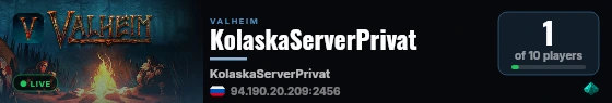 KolaskaServerPrivat live status badge