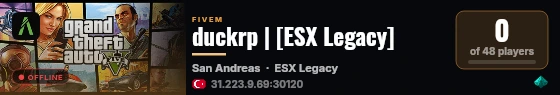 duckrp | [ESX Legacy] live status badge