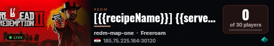 [{{recipeName}}] {{serverName}} live status badge