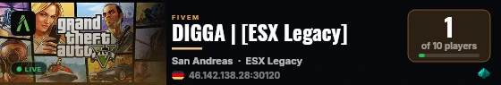DIGGA | [ESX Legacy] live status badge