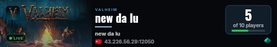 new da lu live status badge
