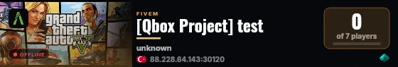 [Qbox Project] test live status badge