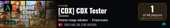 [CDX] CDX Tester live status badge