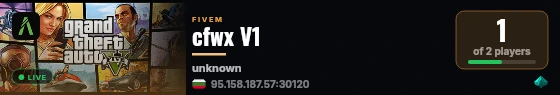 cfwx V1 live status badge