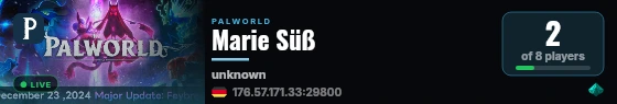 Marie Süß live status badge