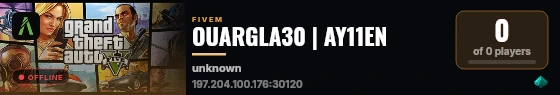 OUARGLA30 | AY11EN live status badge