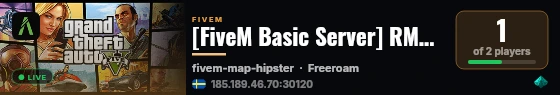 RMRPTEST built with FiveM Basic Server! live status badge