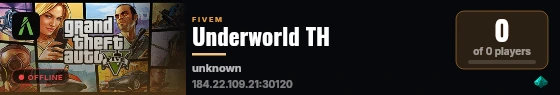 Underworld TH live status badge