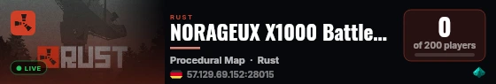 NORAGEUX X1000 Battlefield live status badge
