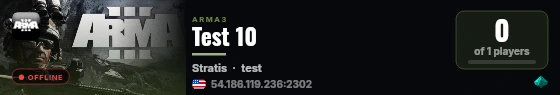 Test 10 live status badge