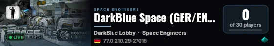 DarkBlue Space (GER/ENG) [PVP/E] live status badge