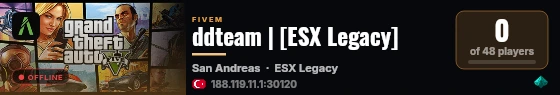 ddteam | [ESX Legacy] live status badge