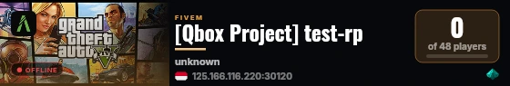 [Qbox Project] test-rp live status badge