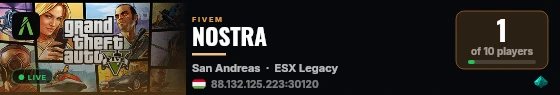 NOSTRA live status badge