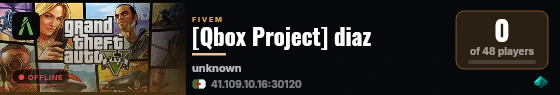 [Qbox Project] diaz live status badge