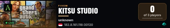 KITSU STUDIO live status badge
