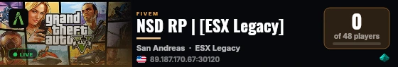 NSD RP | [ESX Legacy] live status badge